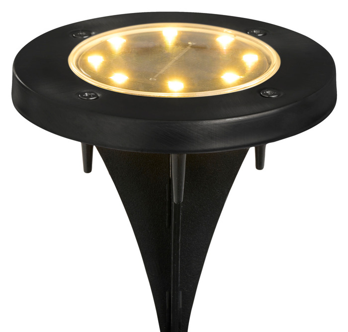 Jordlys med solceller 2 stk. - Garden